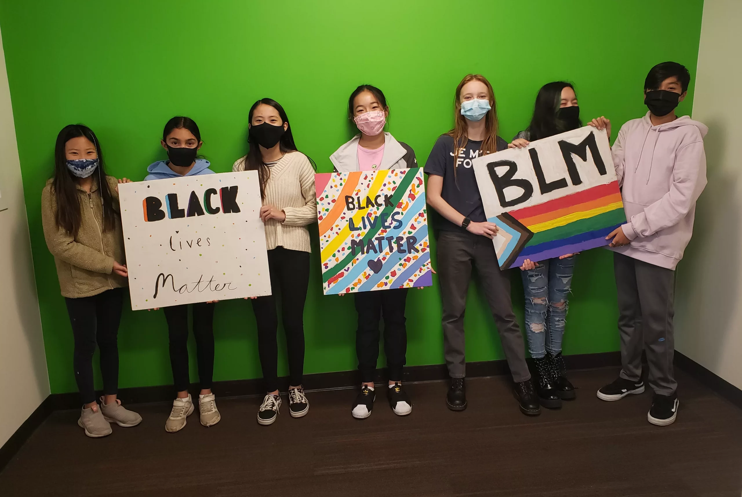 CAIS Sixth Graders' Black Lives Matters Signs