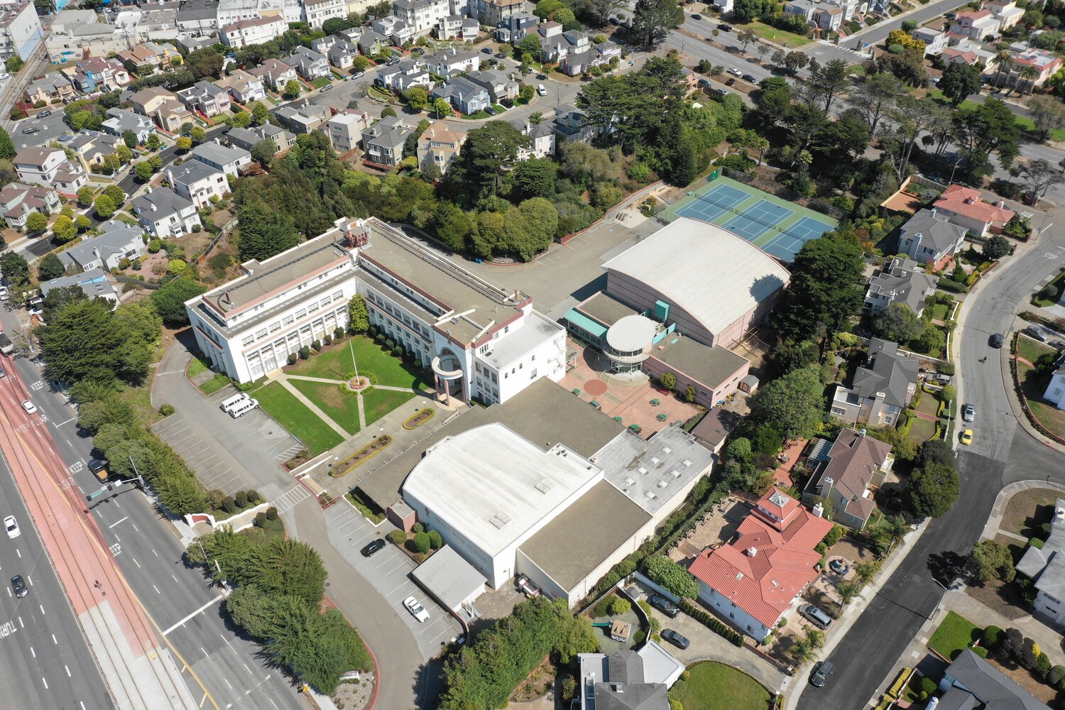 Aerial View of 19th Avenue Campus