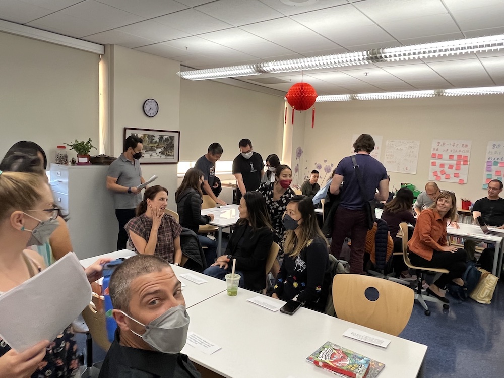 Parents Connect in Classroom at BTSN 2022