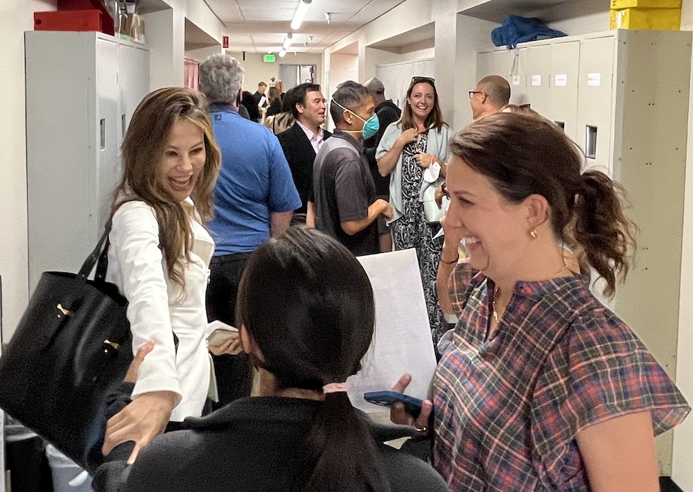 Parents Connect in Oak Hallway at BTSN