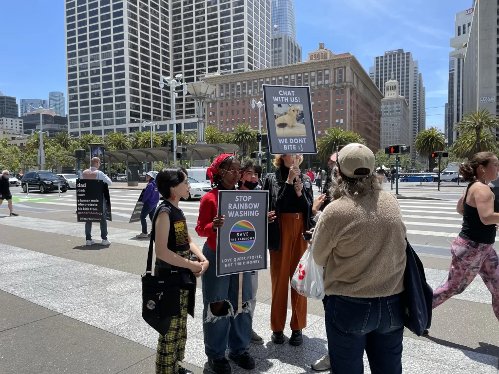 Canvassing at the Ferry Building for the Power Project