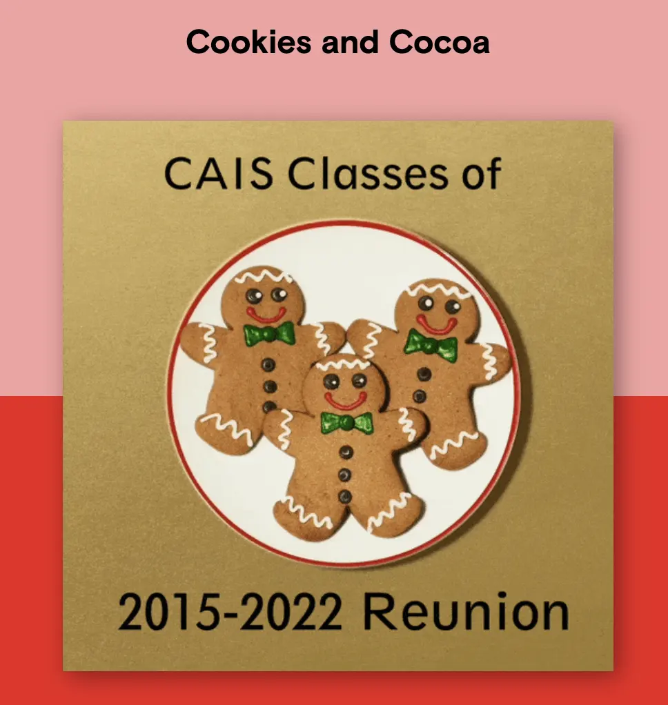 Cookies and Cocoa 2022 Invitation